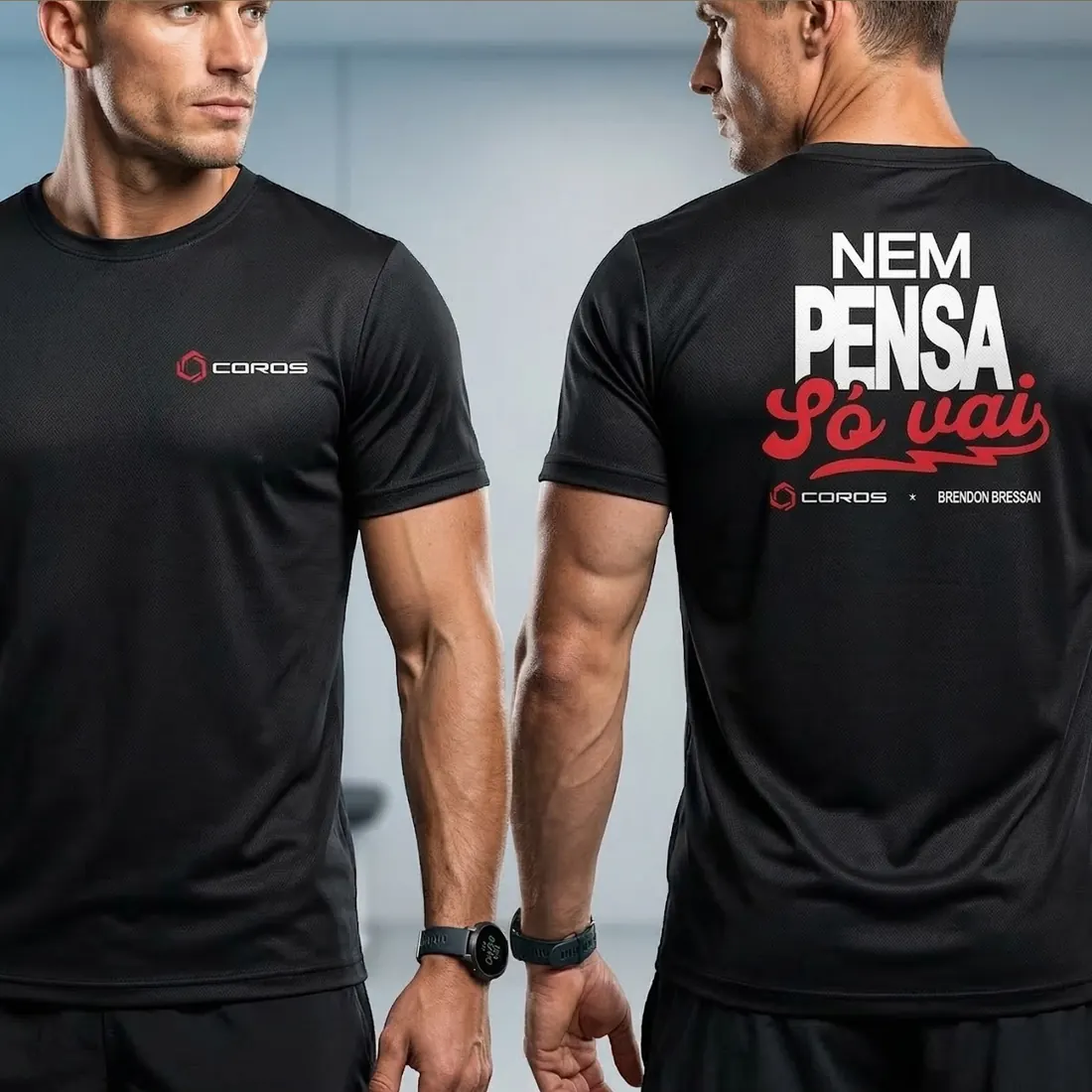 Camiseta esportiva personalizada produzida pela Fusion para a Coros