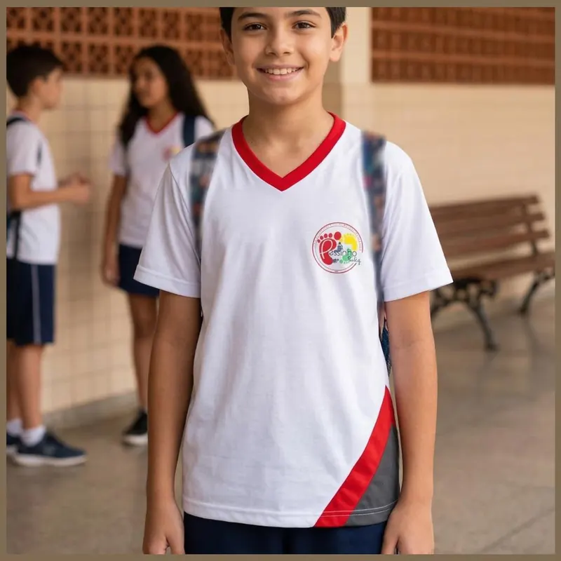 Uniforme escolar Passinho Feliz
