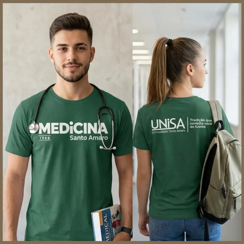 Camiseta institucional Unisa